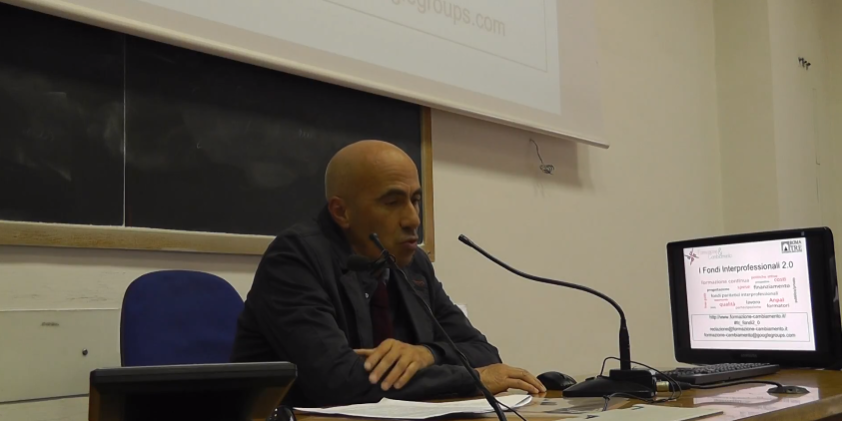 Parrinello relatore all’incontro sui Fondi Interprofessionali Parrinello relatore all'incontro sui Fondi Interprofessionali